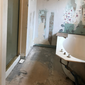 Failing bathroom remodel